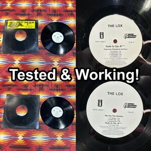 THE LOX- RYDE OR DIE , B**** We Are The Streets Interscope Records INTR-10029-1